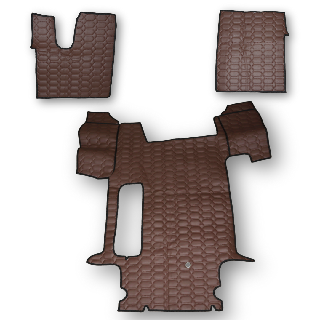 Килимок Екошкіра MAN TGS 2007-2020; 2 ящ, АКПП, коричневий Килимок Екошкіра MAN TGS 2007-2020; 2 ящ, АКПП, коричневий