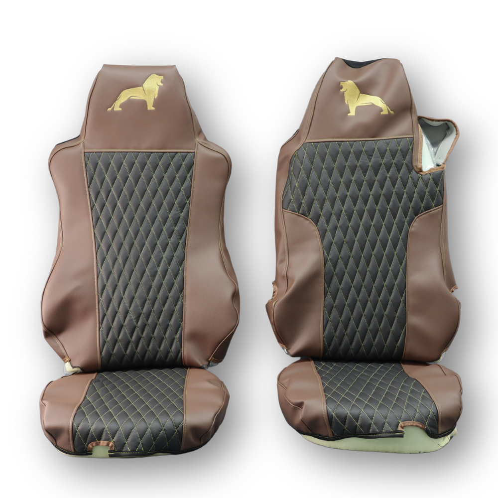 Чохол на сидіння KAR Шкіра+стібка MAN TGX,TGA,TGL,TGM,TGS; (2005-2020) 1 ремінь водій (перфорована шкіра чорна - боки коричнева) Чохол на сидіння KAR Шкіра+стібка MAN TGX,TGA,TGL,TGM,TGS; (2005-2020) 1 ремінь водій (перфорована шкіра чорна - боки коричнева)