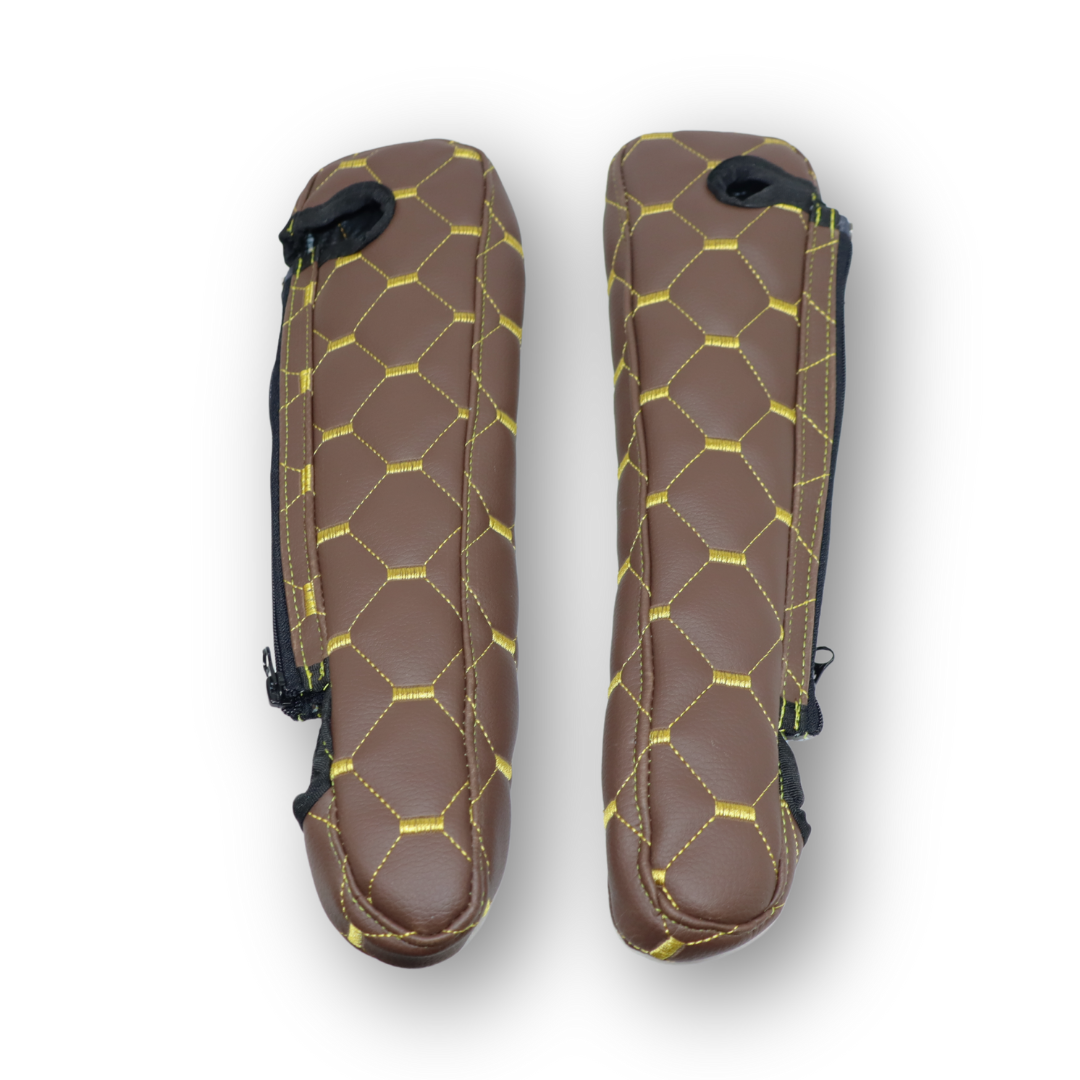 Підлокітник MAN TGX шкіра, коричневі (2 шт.)