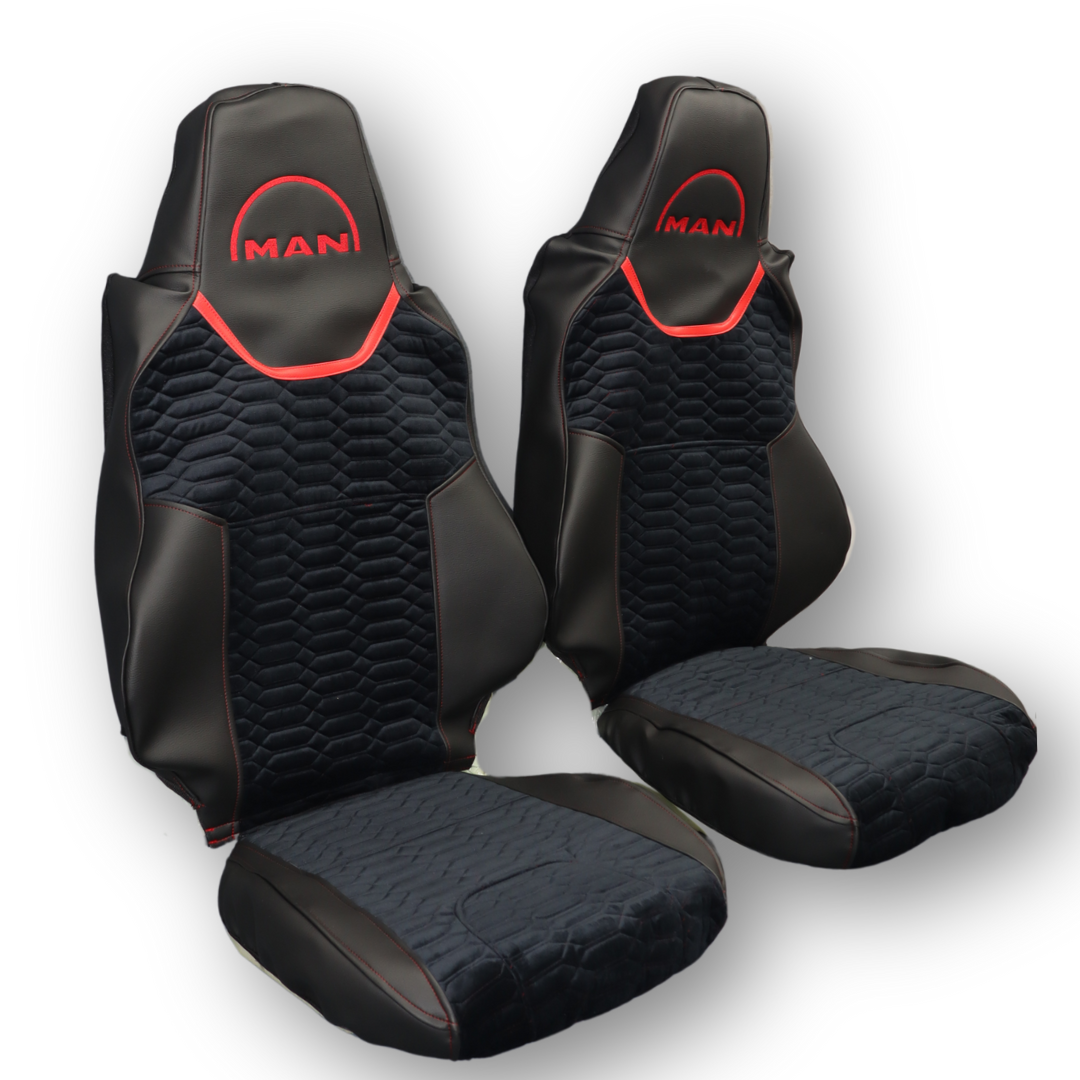 Чехол на сиденья KADIFE Велюр+Экокожа MAN TGX,TGA,TGL,TGM,TGS; (2017) 1 ремень водитель черный велюр - черная кожа Чехол на сиденья KADIFE Велюр+Экокожа MAN TGX,TGA,TGL,TGM,TGS; (2017) 1 ремень водитель черный велюр - черная кожа