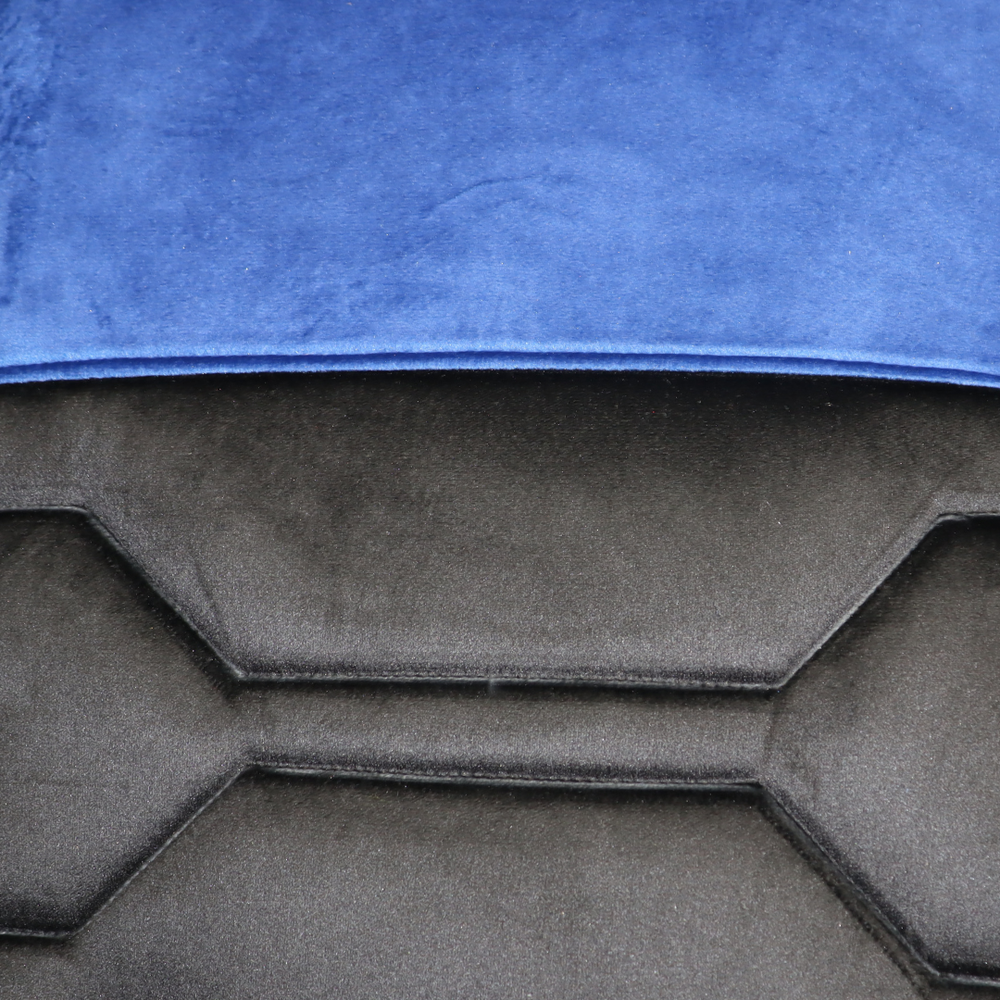 Чехол на сиденья Mercedes Actros MP-4,5 (2011-...); черно-синий велюр