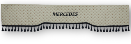 Ламбрикен Экокожа "Memphis" MERCEDES спальника бежевая Ламбрикен Экокожа "Memphis" MERCEDES спальника бежевая