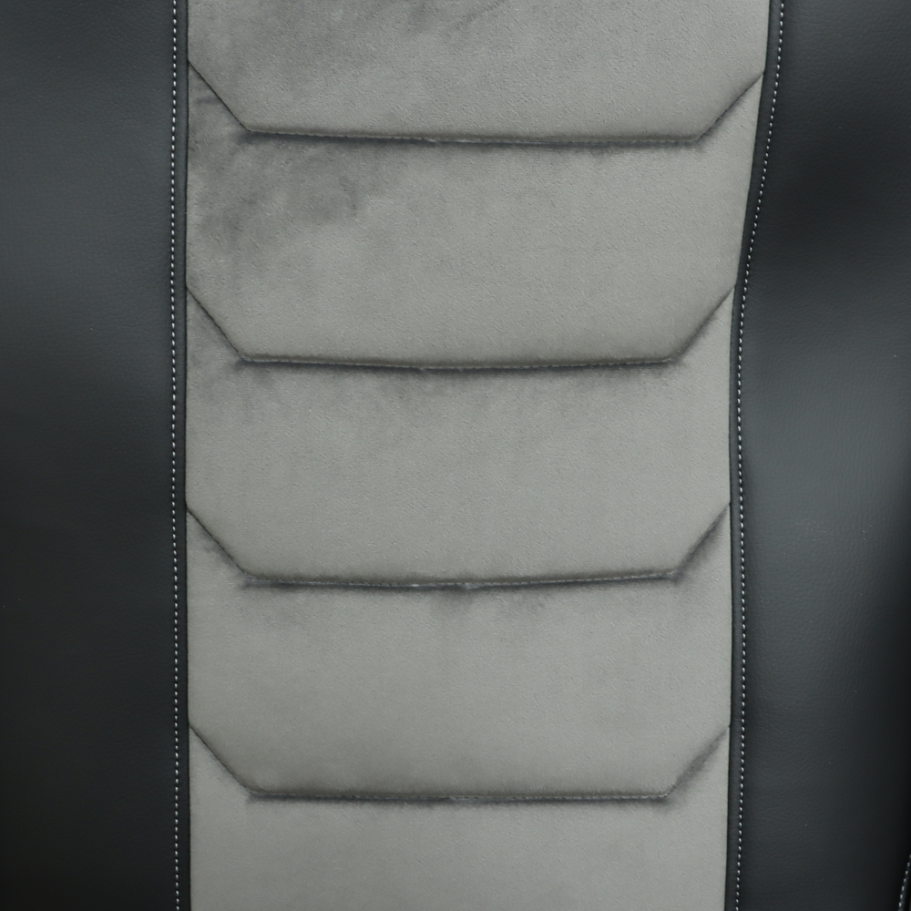 Чехол на сиденья Chess IVECO STRALIS с 2003, E-CARGO, TRAKKER с 2008, черная кожа - серый велюр Чехол на сиденья Chess IVECO STRALIS с 2003, E-CARGO, TRAKKER с 2008, черная кожа - серый велюр