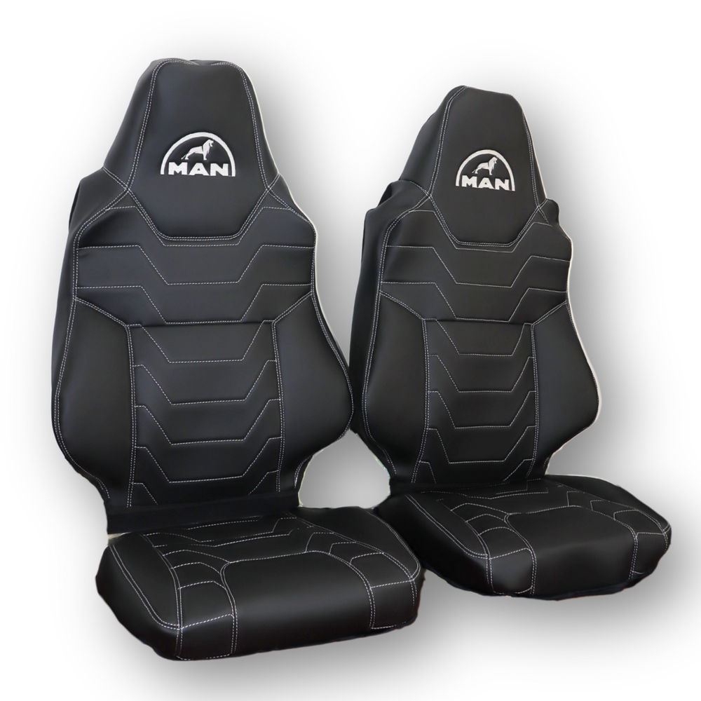 Чохол на сидіння MAN TGX,TGA,TGL,TGM,TGS; (2017) 1 ремінь водій, чорна шкіра Чохол на сидіння MAN TGX,TGA,TGL,TGM,TGS; (2017) 1 ремінь водій, чорна шкіра