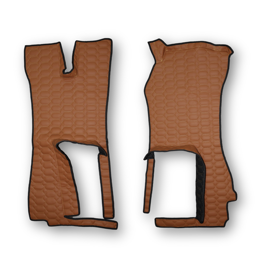 Килимок Екошкіра SCANIA R 2014-2016; рестайлінг 2017; МКПП; коричневий Килимок Екошкіра SCANIA R 2014-2016; рестайлінг 2017; МКПП; коричневий