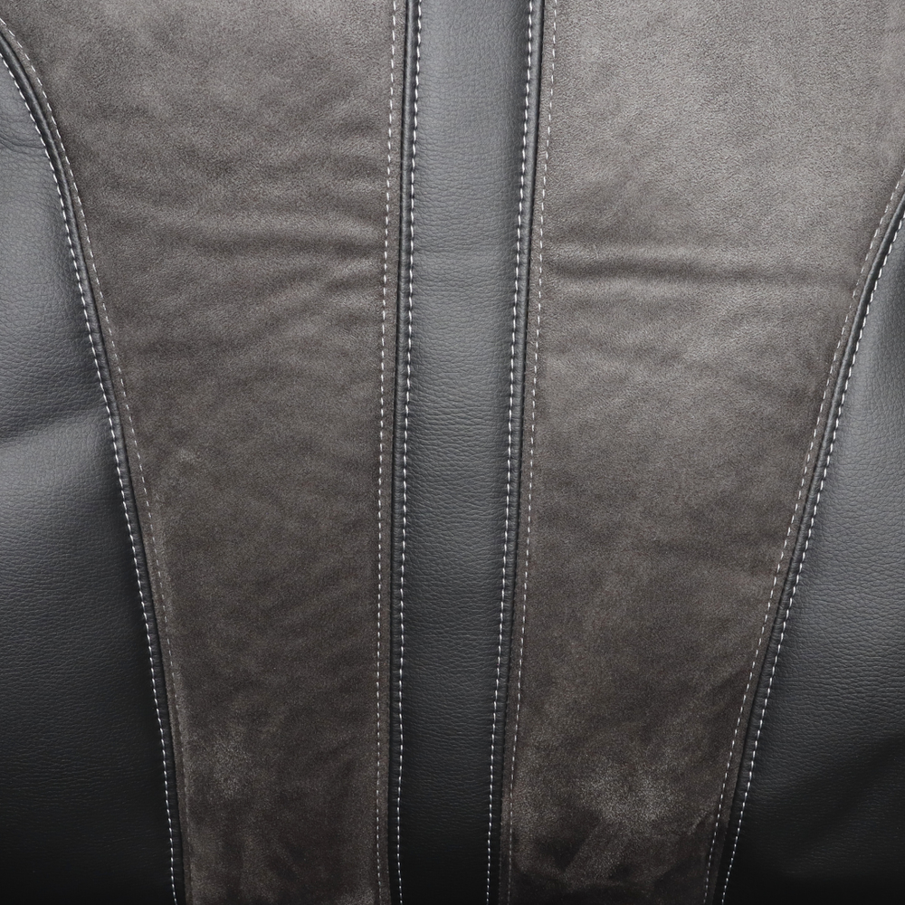 Чохол на сидіння Enterprise DAF XF105; 106; XG; CF85; LF (2013-2024);  (шкіра чорна - алькантара темно-сіра)