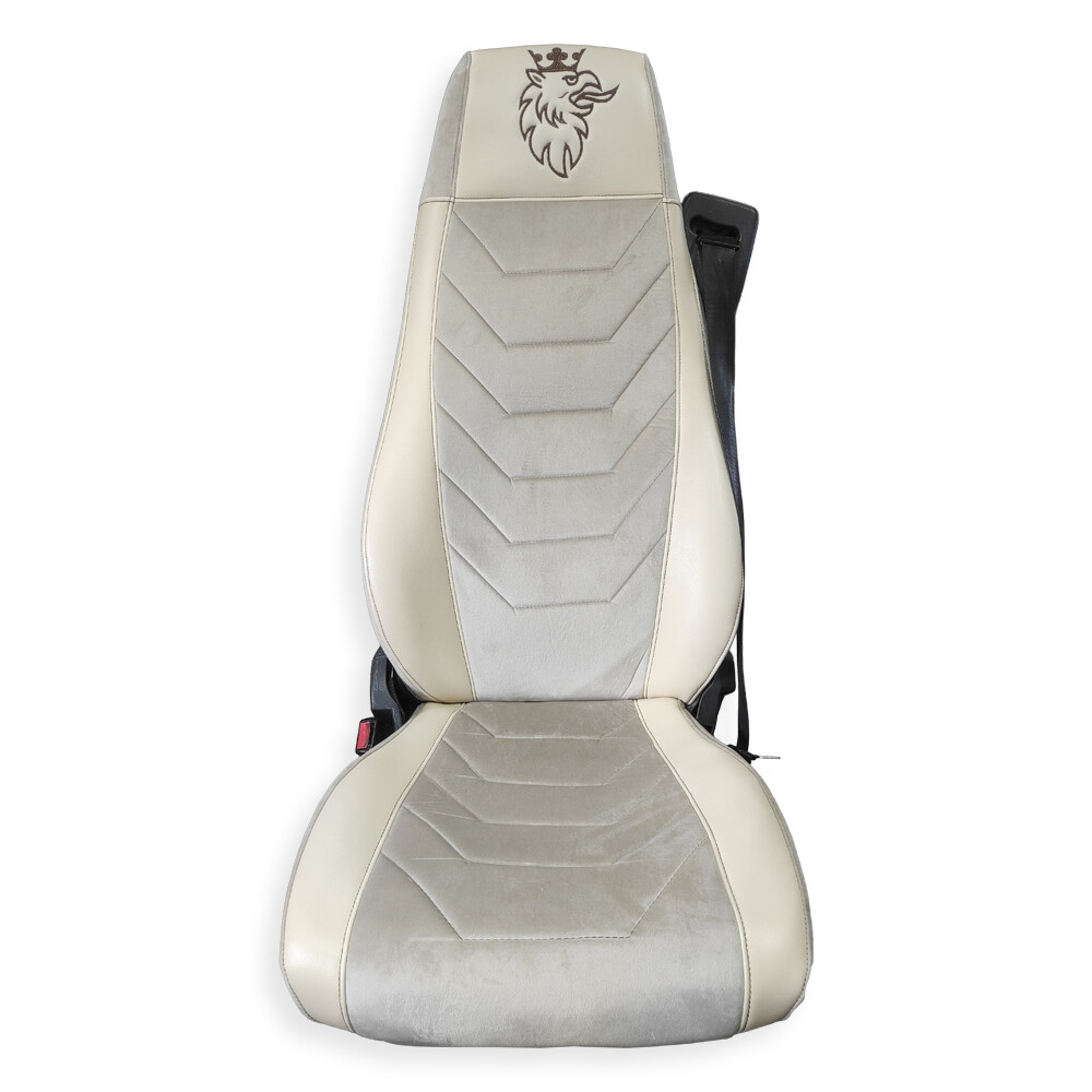 Чохол на сидіння Chess SCANIA R,G,P (2004-2017) водій пілот - пас. пілот беж.