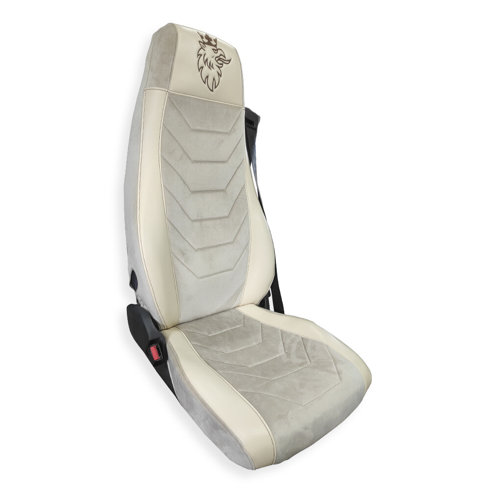 Чохол на сидіння Chess SCANIA R,G,P (2004-2017) водій пілот - пас. пілот беж.