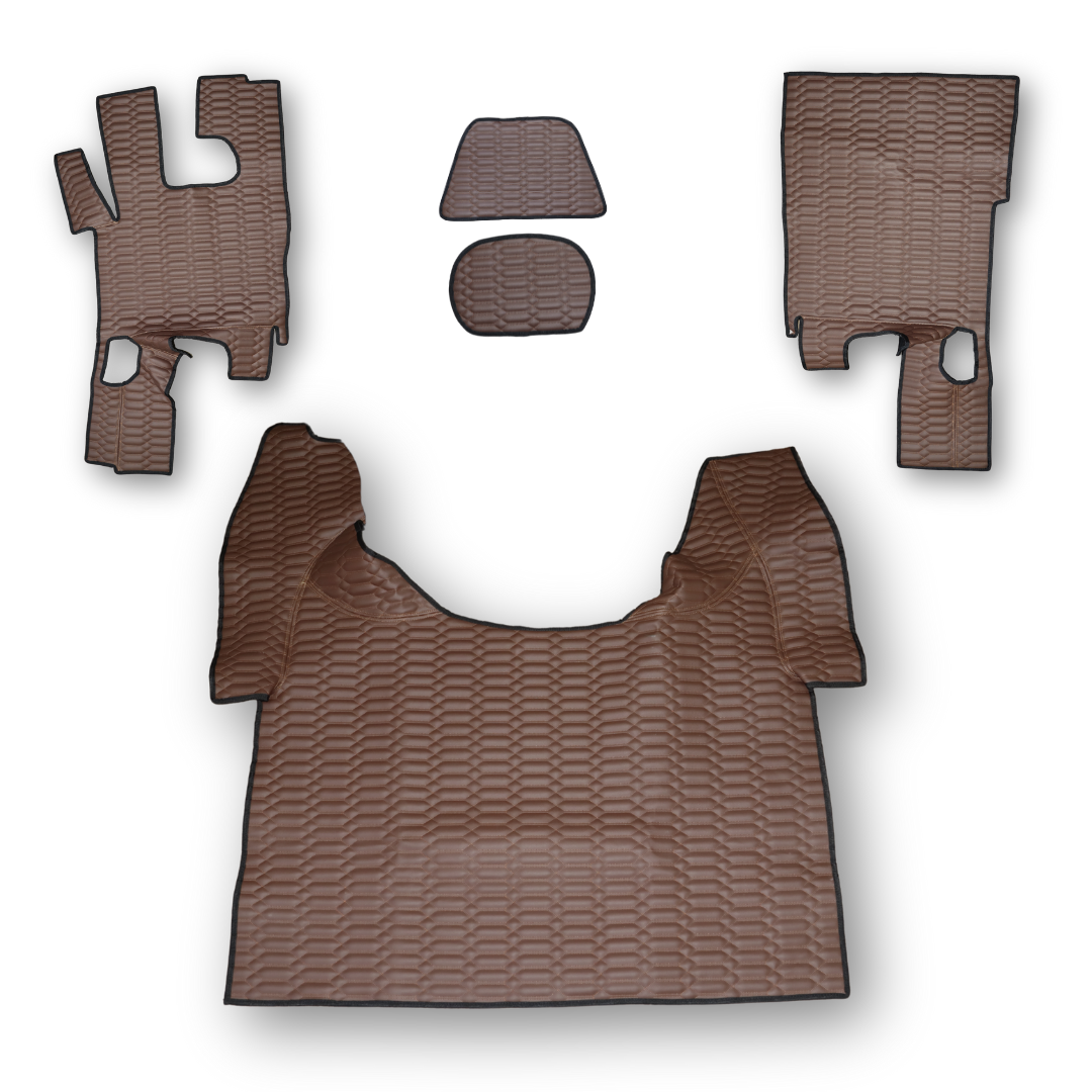 Килимок Екошкіра DAF XF105 2005-2013; АКПП, Коричнева цукерка, АСП Килимок Екошкіра DAF XF105 2005-2013; АКПП, Коричнева цукерка, АСП