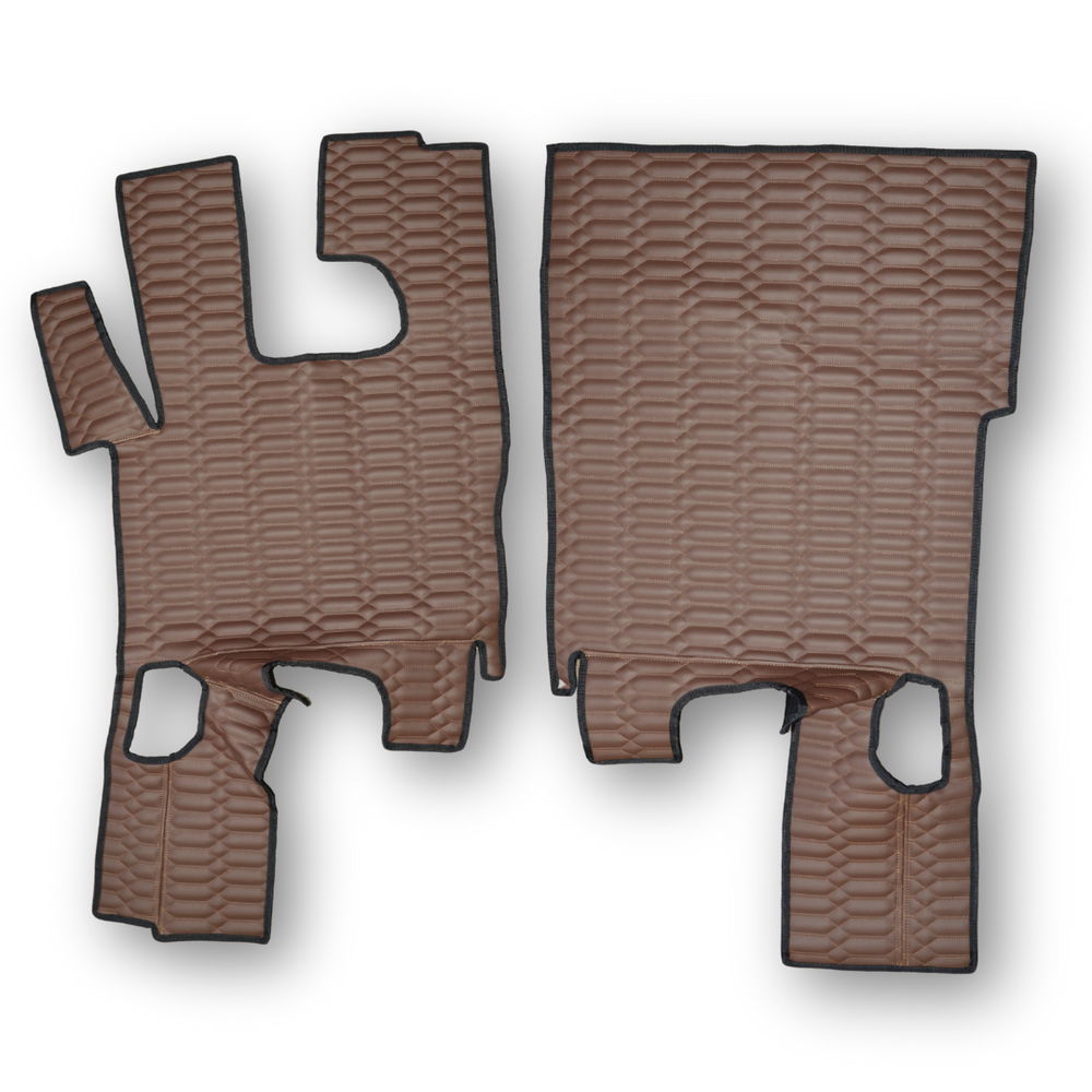 Килимок Екошкіра DAF XF105 2005-2013; АКПП, Коричнева цукерка, АСП Килимок Екошкіра DAF XF105 2005-2013; АКПП, Коричнева цукерка, АСП