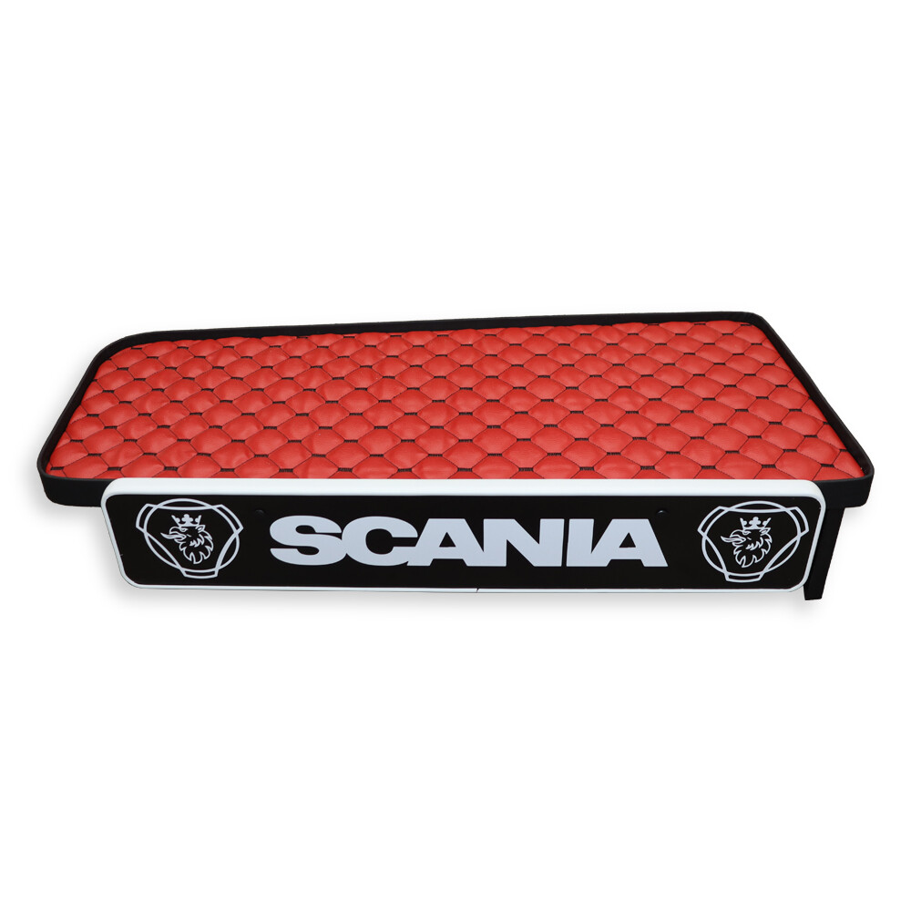 Полка кабины SCANIA R,S с 2017 ; пассажирская , с ящиком \ST- Экокожа\ Полка кабины SCANIA R,S с 2017 ; пассажирская , с ящиком \ST- Экокожа\