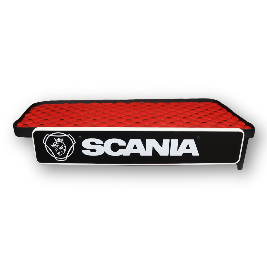 Полка кабины SCANIA R,S с 2017 ; пассажирская , с ящиком \ST- Экокожа\ Полка кабины SCANIA R,S с 2017 ; пассажирская , с ящиком \ST- Экокожа\