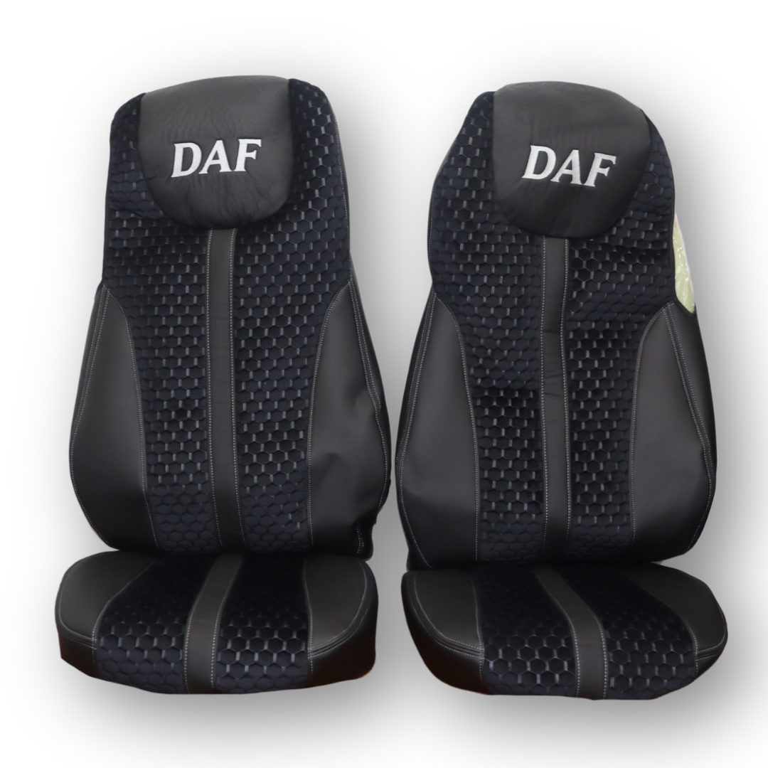 Чохол на сидіння Enterprise DAF XF105 106 XG CF85 LF (2013-2024) Чорний Чохол на сидіння Enterprise DAF XF105 106 XG CF85 LF (2013-2024) Чорний