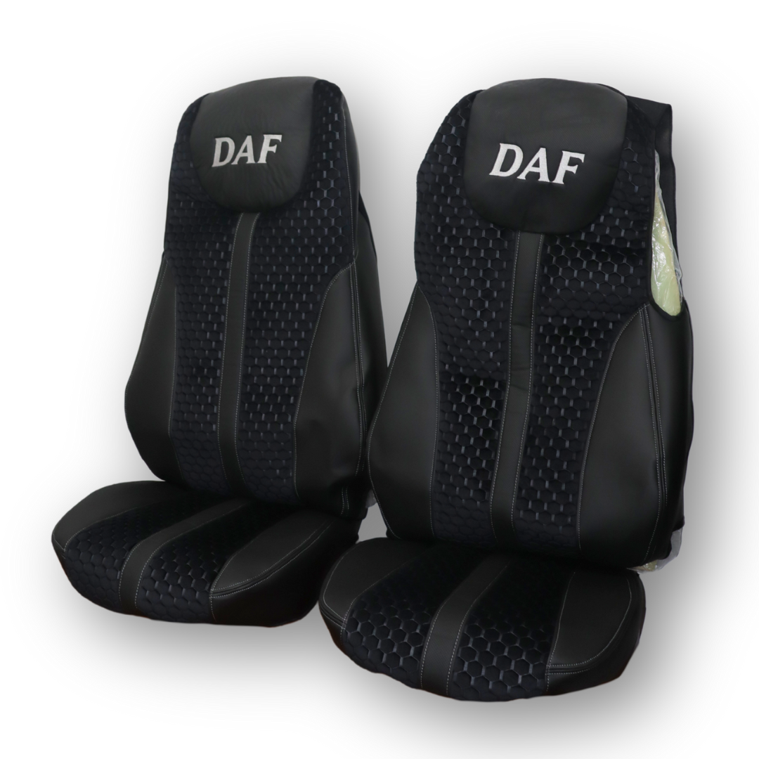 Чохол на сидіння Enterprise DAF XF105 106 XG CF85 LF (2013-2024) Чорний Чохол на сидіння Enterprise DAF XF105 106 XG CF85 LF (2013-2024) Чорний