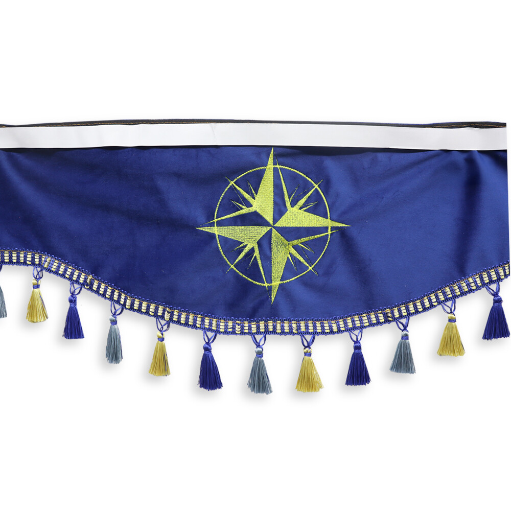 Шторка лоб + косынки Велюр (заказная) Шторка лоб + косынки Велюр (заказная)