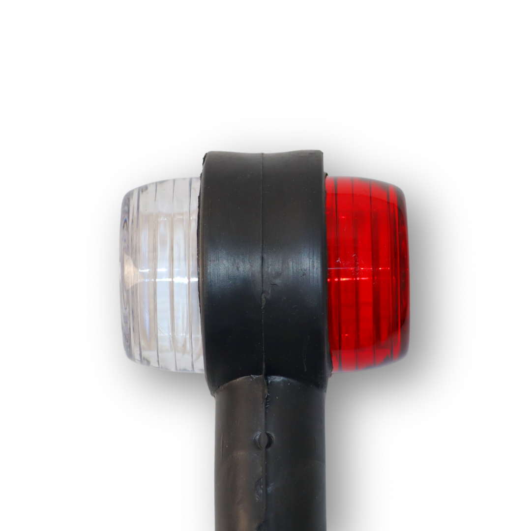 Фонарь габаритный рог двухцветный прямой большой 20см \F.PLAS\ Фонарь габаритный рог двухцветный прямой большой 20см \F.PLAS\