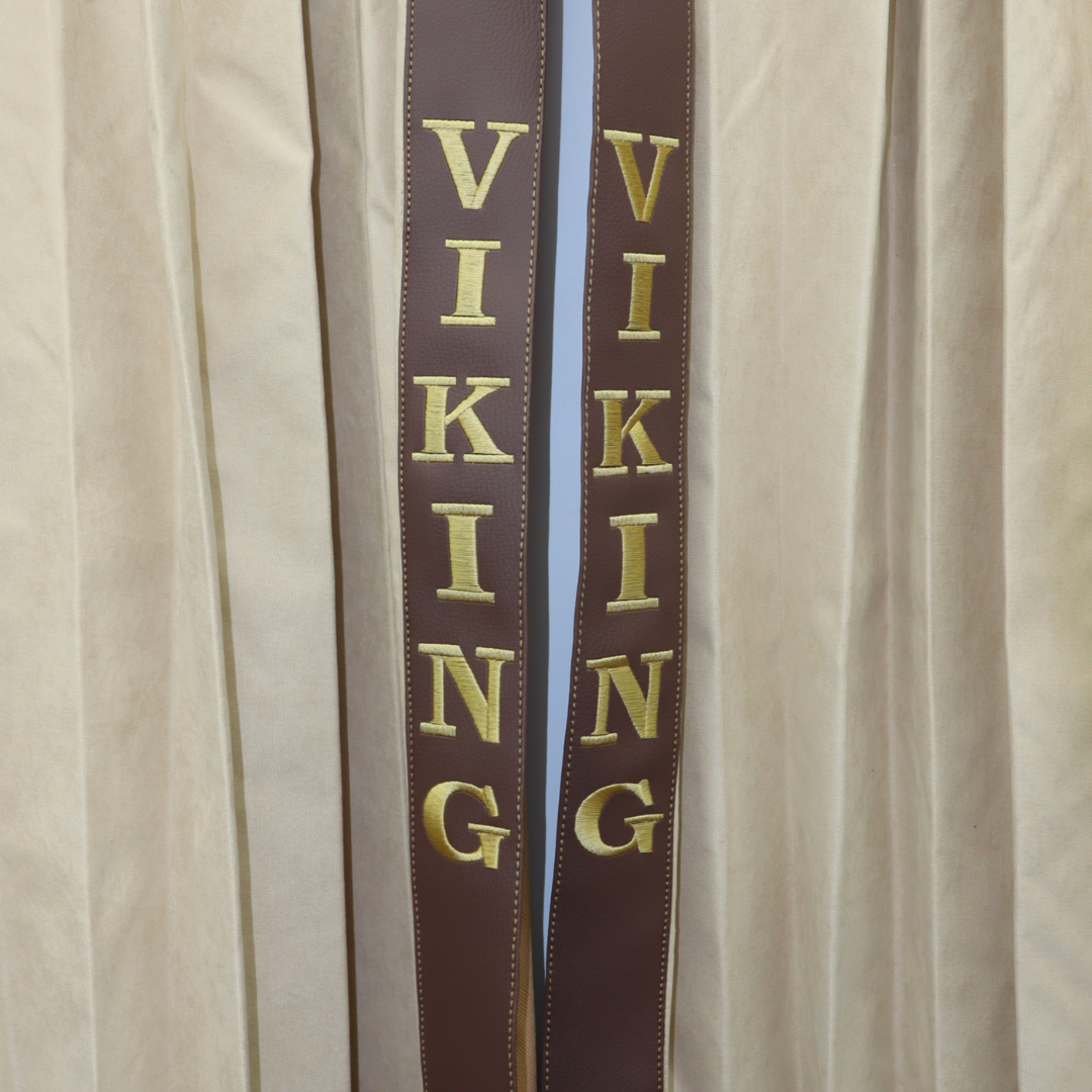 Штори Рогожка "Bow Folds" VIKING нічні бежеві Штори Рогожка "Bow Folds" VIKING нічні бежеві