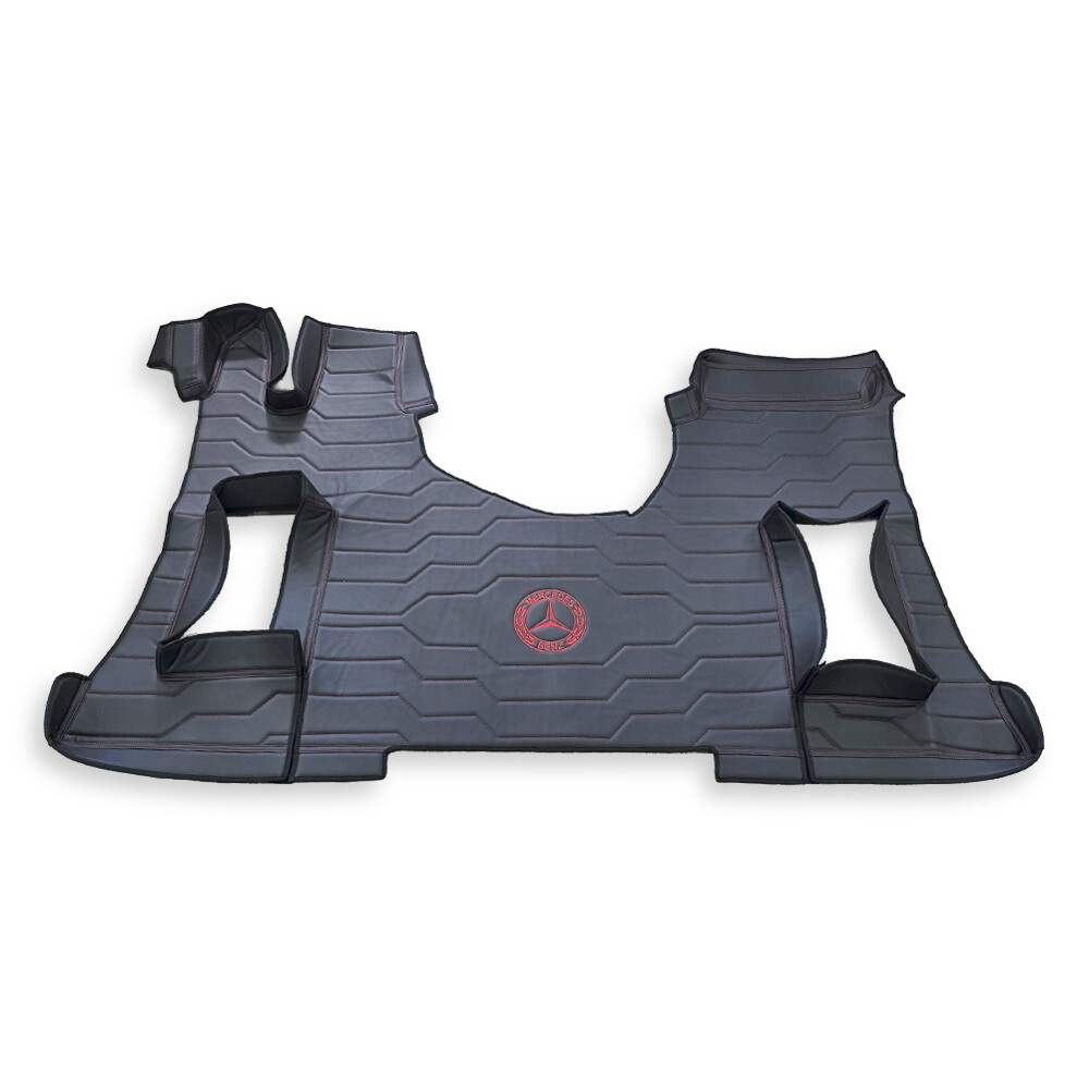 Коврик 3D Экокожа Mercedes Actros EURO 6 MP4\MP5, чорный Коврик 3D Экокожа Mercedes Actros EURO 6 MP4\MP5, чорный