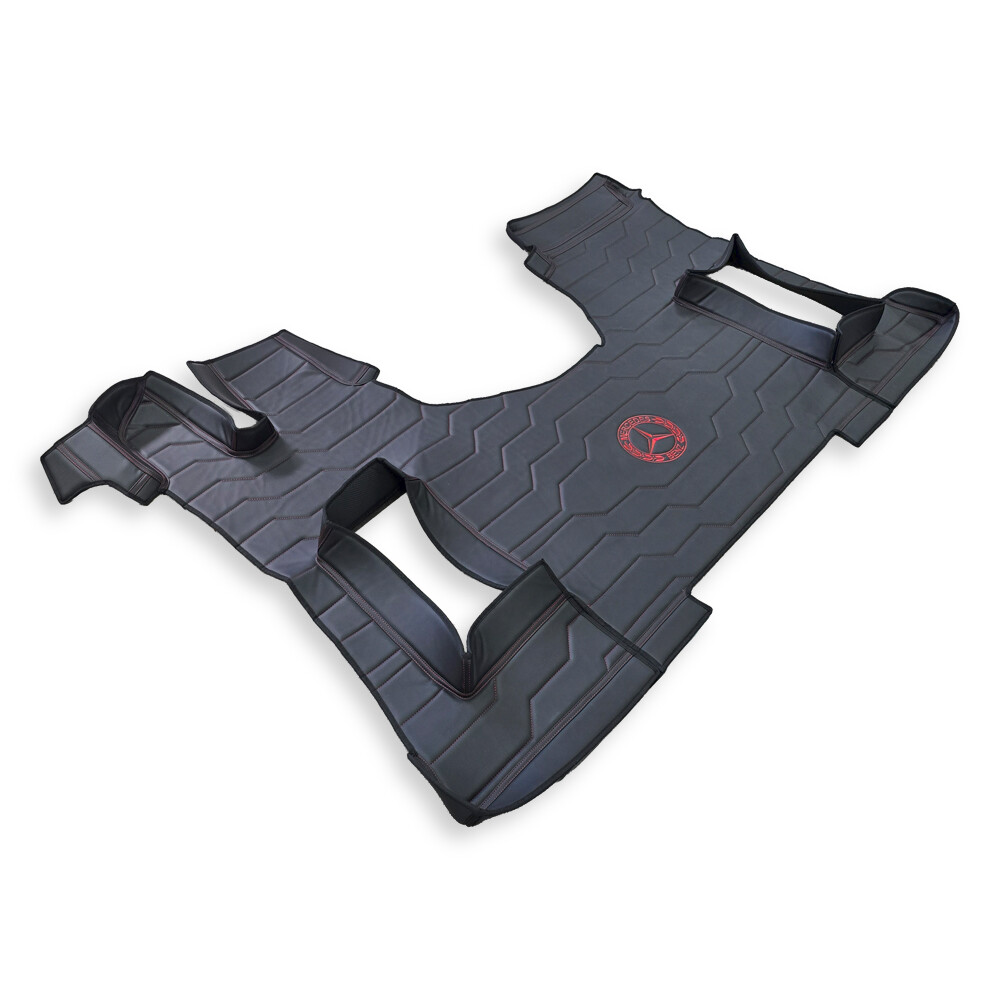 Коврик 3D Экокожа Mercedes Actros EURO 6 MP4\MP5, чорный Коврик 3D Экокожа Mercedes Actros EURO 6 MP4\MP5, чорный