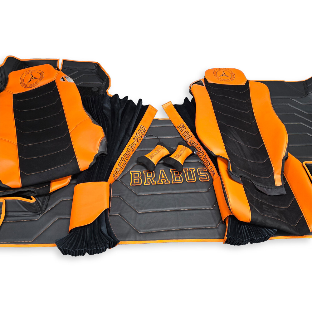 Комплект 3D Экокожа Mercedes Actros  MP2\MP3 ( ровный пол)