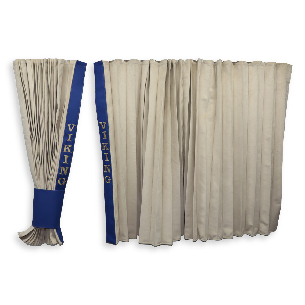 Штори Велюр "Bow Folds" VIKING нічні бежеві 2-х сторонні Штори Велюр "Bow Folds" VIKING нічні бежеві 2-х сторонні