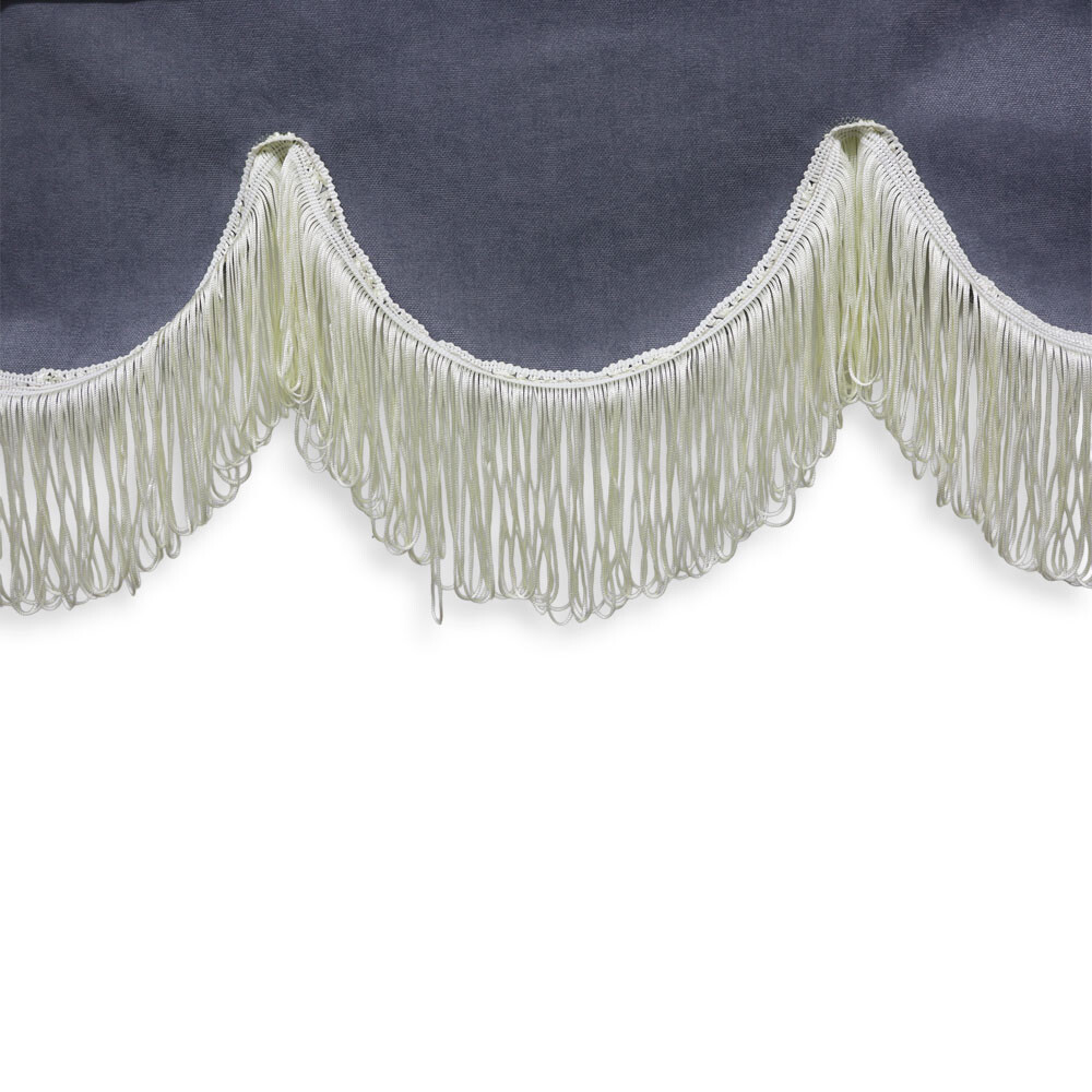 Шторка Рогожка "Holland" лоб сіра 2-х стороння