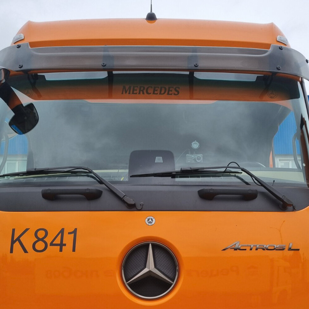 Шторка лоб + косынки Экокожа Mersedes оранжево-бежевая Шторка лоб + косынки Экокожа Mersedes оранжево-бежевая