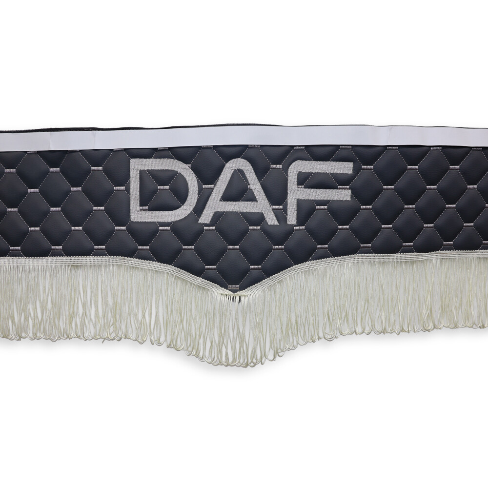 Шторка Экокожа "Damask" DAF лоб серая Шторка Экокожа "Damask" DAF лоб серая