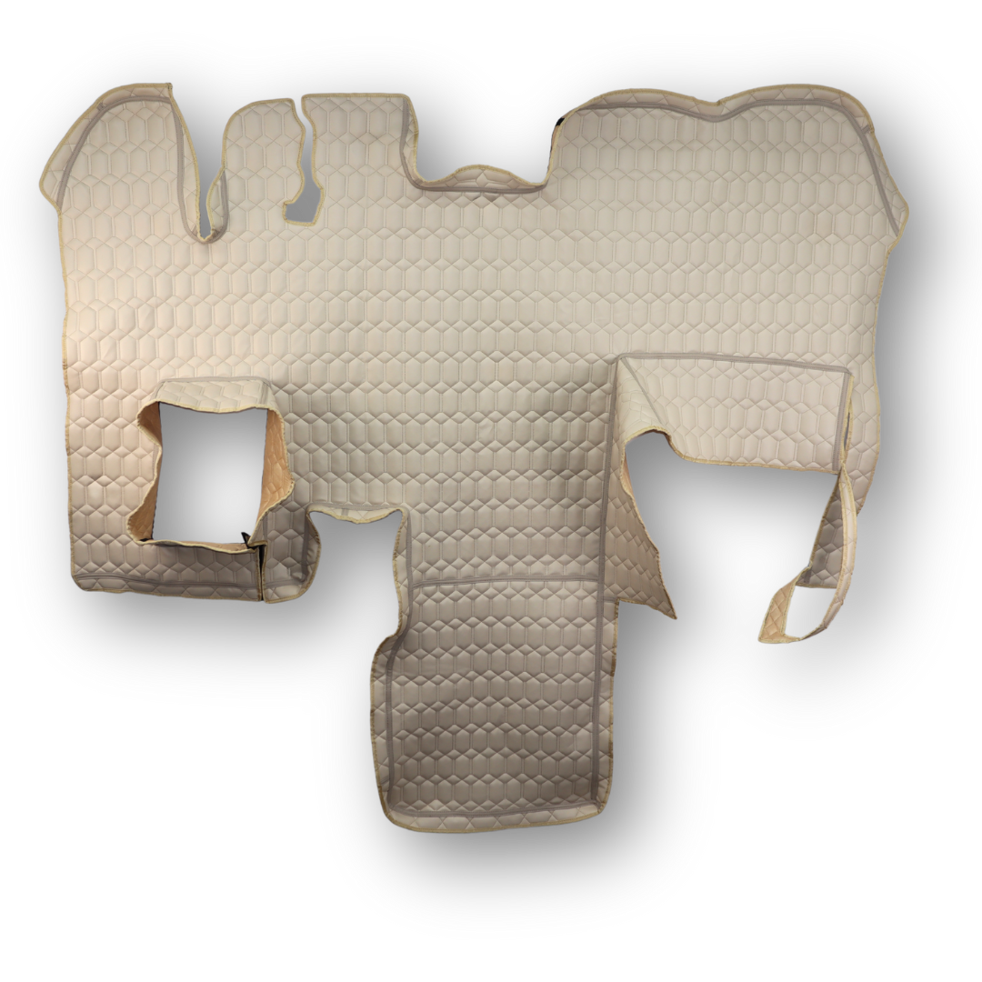 Коврик Экокожа RENAULT Magnum 1996-2013; трансформер, АКПП, бежевый, АСП Коврик Экокожа RENAULT Magnum 1996-2013; трансформер, АКПП, бежевый, АСП