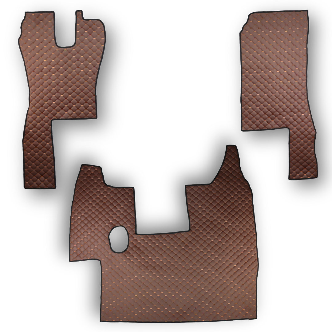 Коврик Экокожа SCANIA R 2004-2013; МКПП, коричневый, АСП Коврик Экокожа SCANIA R 2004-2013; МКПП, коричневый, АСП