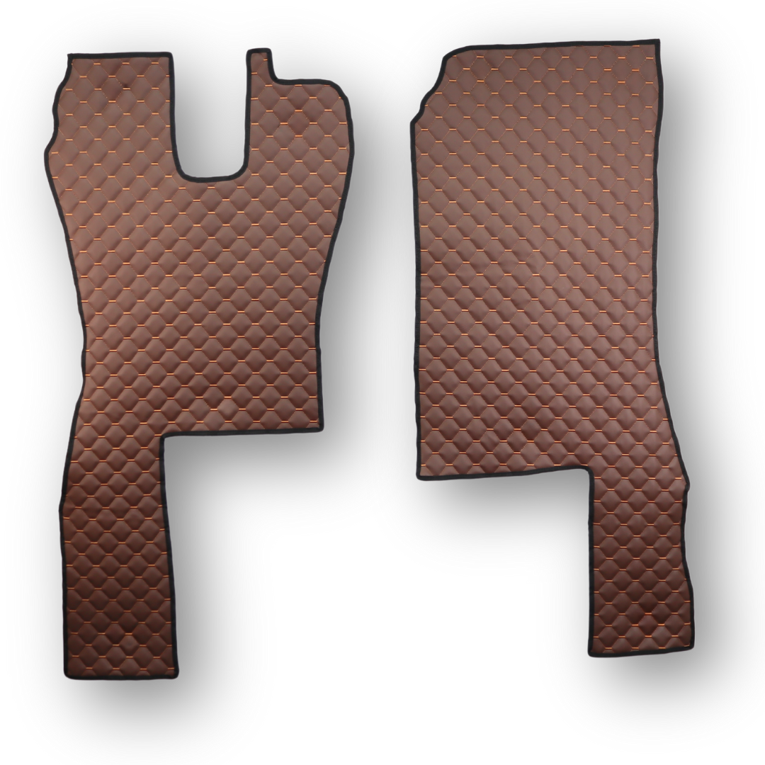 Коврик Экокожа SCANIA R 2004-2013; МКПП, коричневый, АСП Коврик Экокожа SCANIA R 2004-2013; МКПП, коричневый, АСП