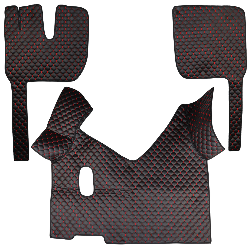 Килимок Екошкіра IVECO STRALIS з 2003 широка кабіна МКПП, Килимок Екошкіра IVECO STRALIS з 2003 широка кабіна МКПП,