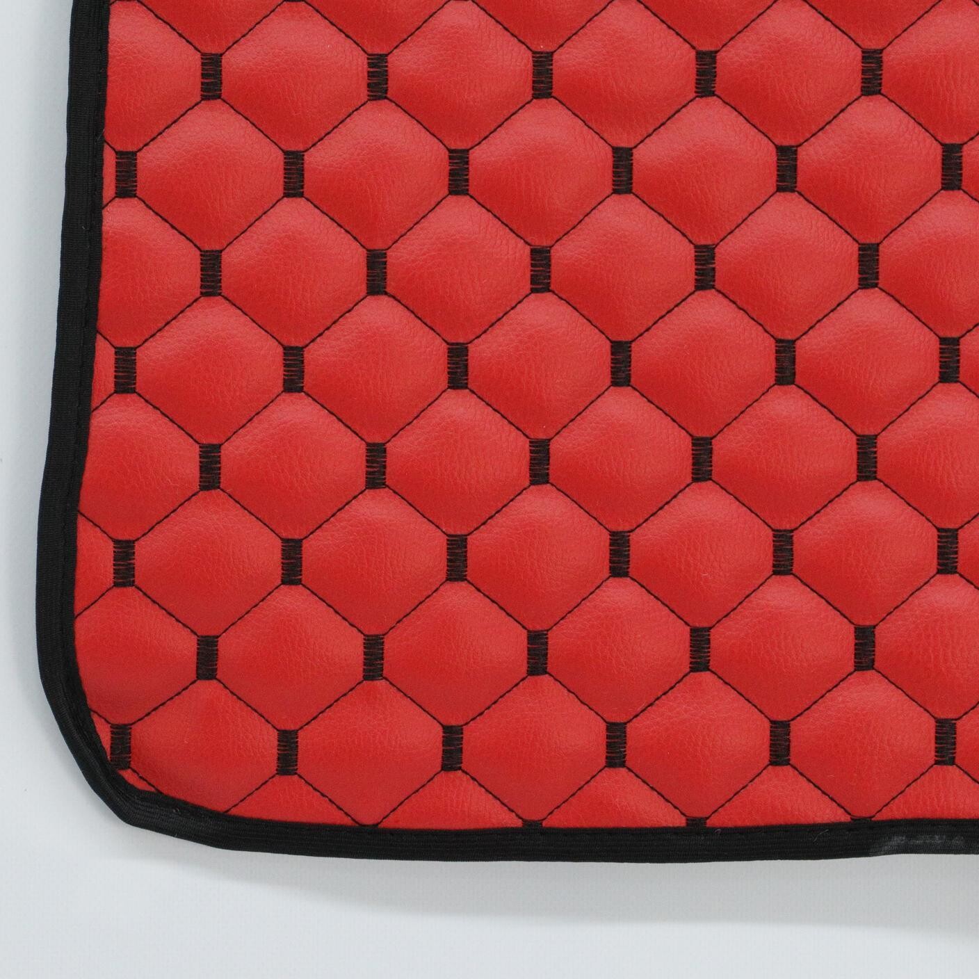 Килимок Екошкіра VOLVO FH 2003-2013; МКПП, червоний,