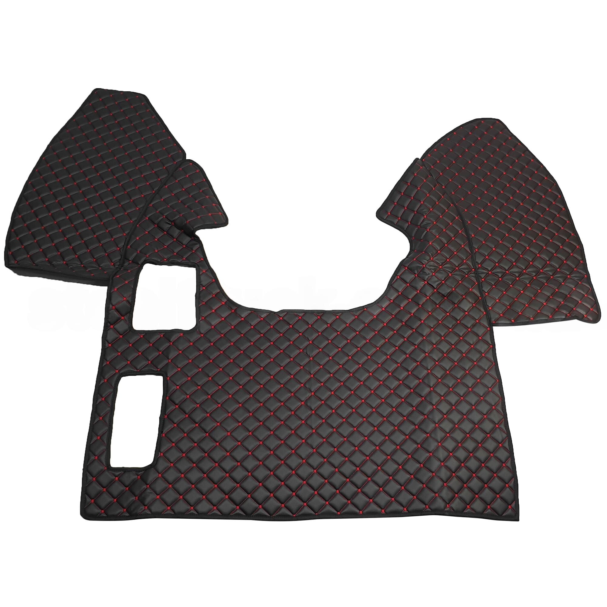 Килимок Екошкіра DAF XF95 1997-2005; МКПП, чорний, АСП