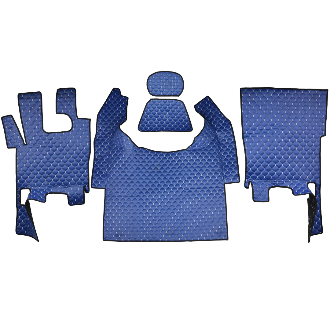 Коврик Экокожа DAF XF105 2005-2013; АКПП, синий, АСП Коврик Экокожа DAF XF105 2005-2013; АКПП, синий, АСП