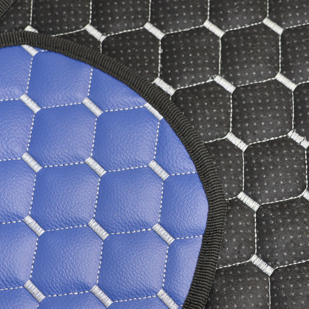 Коврик Экокожа DAF XF105 2005-2013; АКПП, синий, АСП Коврик Экокожа DAF XF105 2005-2013; АКПП, синий, АСП