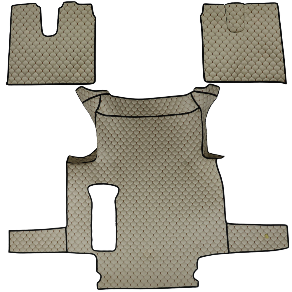 Килимок Екошкіра MAN TGX 2008-2017; 1ящ., АКПП, МКПП. бежевий, Килимок Екошкіра MAN TGX 2008-2017; 1ящ., АКПП, МКПП. бежевий,