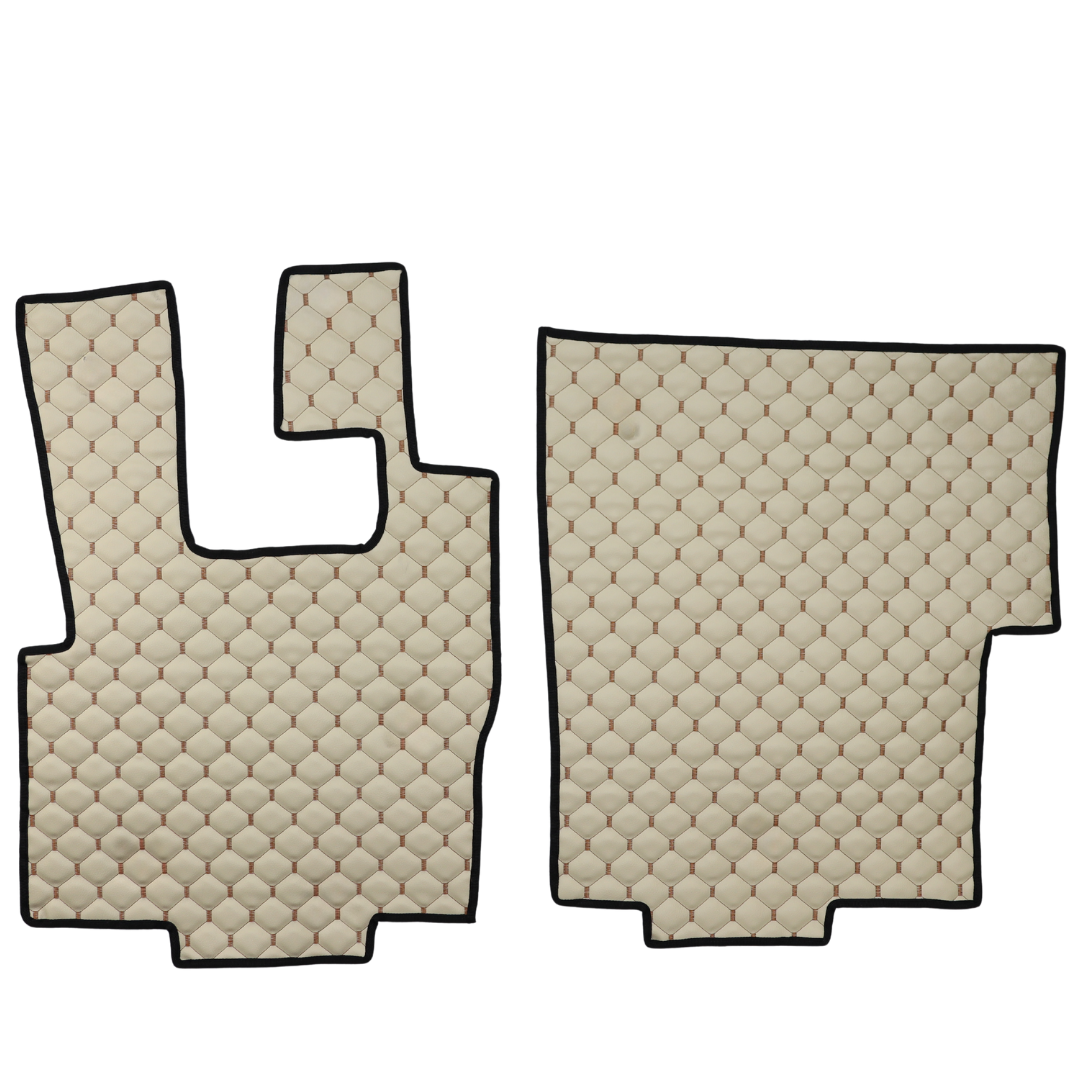 Коврик Экокожа DAF XF105 2005-2013; МКПП, бежевый, Коврик Экокожа DAF XF105 2005-2013; МКПП, бежевый,