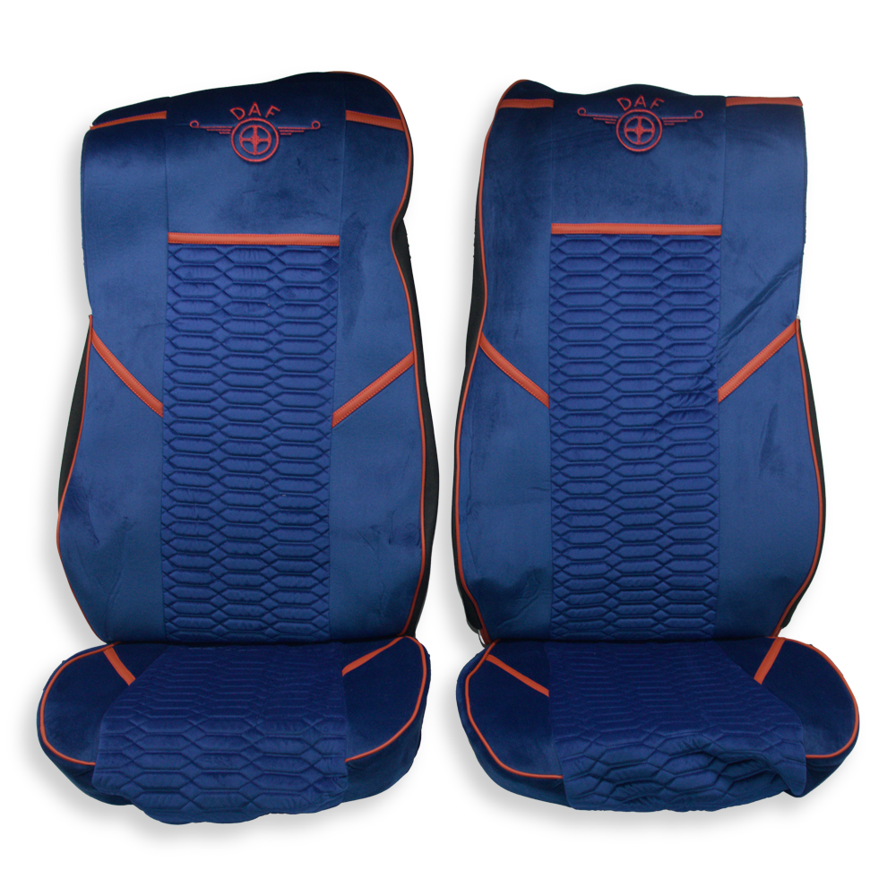 Чехол на сиденья KADIFE Велюр DAF XF105 106 XG CF85 LF (2013-2024) син. Чехол на сиденья KADIFE Велюр DAF XF105 106 XG CF85 LF (2013-2024) син.