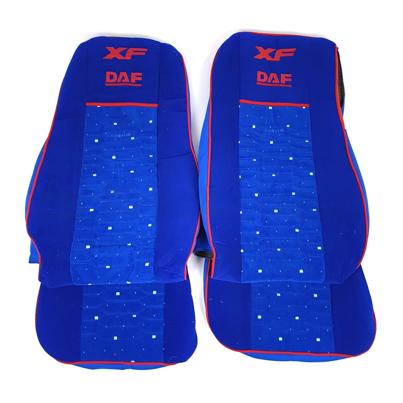 Чехол на сиденья KADIFE Велюр DAF XF105 106 XG CF85 LF (2013-2024) син. Чехол на сиденья KADIFE Велюр DAF XF105 106 XG CF85 LF (2013-2024) син.