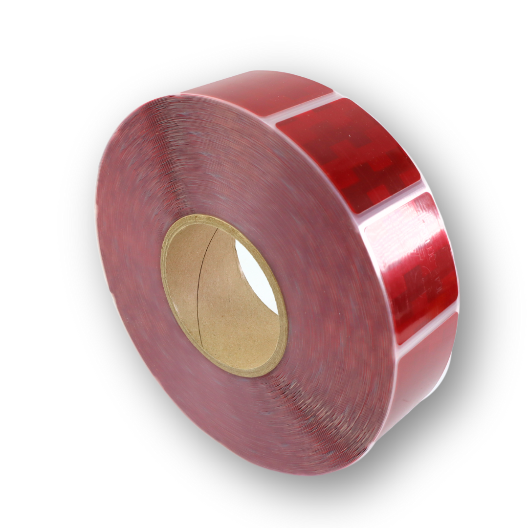 Стрічка світловідбивна для тенту, AVERY, червона Стрічка світловідбивна для тенту, AVERY, червона