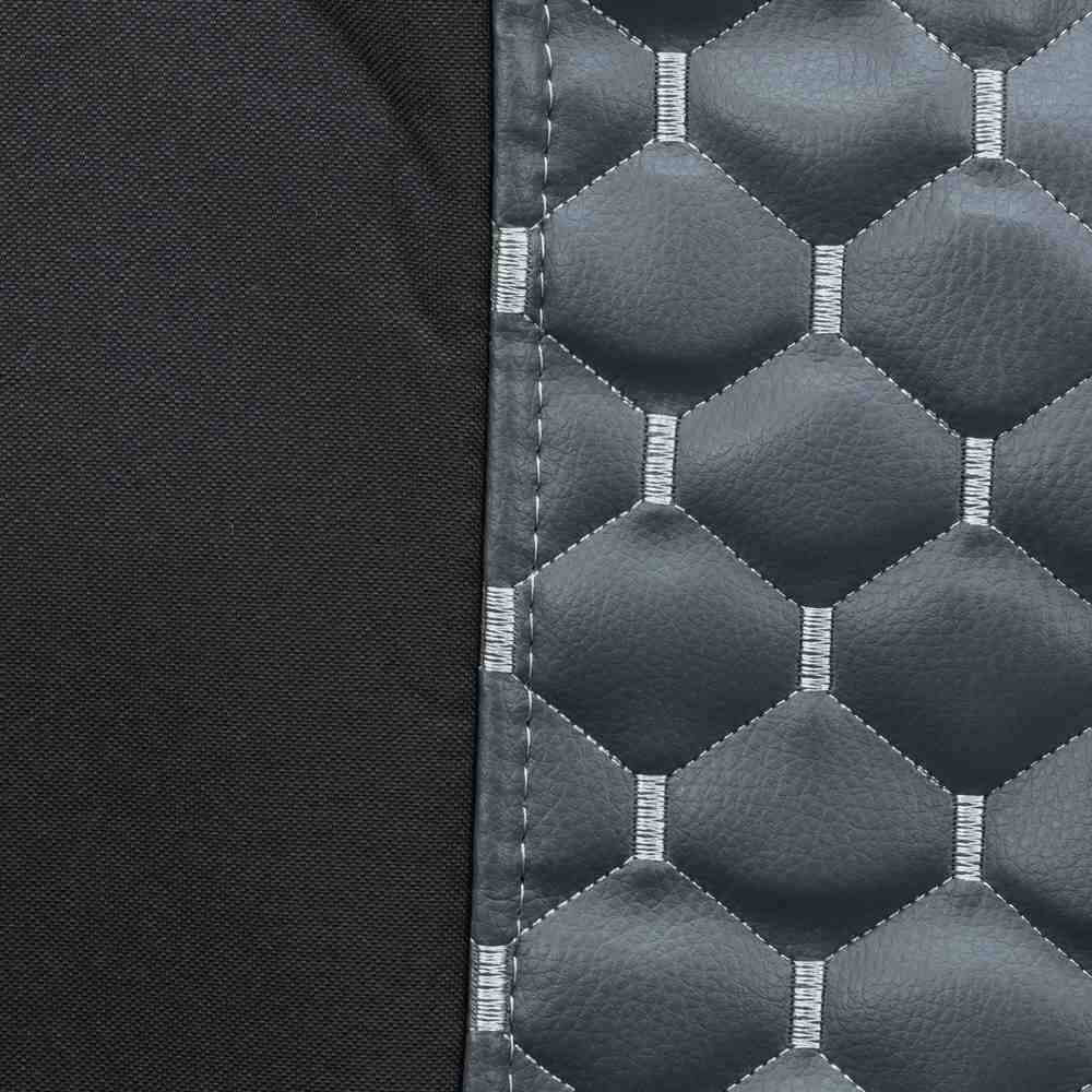 Чохол на сидіння DAF XF105 106 XG CF85 LF (2013-2024) Екошкіра,, широка спинка, сірий (ST).