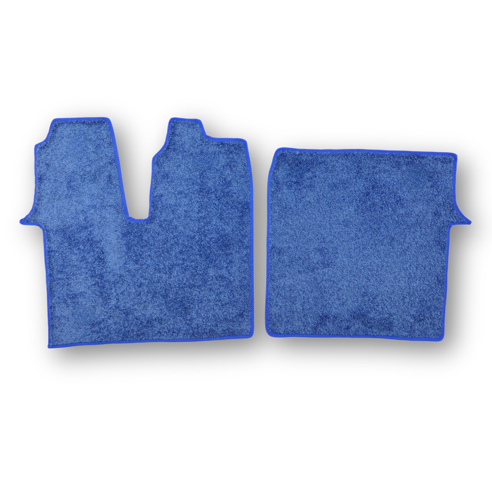 Коврик салона ковролин MAN TGX 2017-2020; 1ящ., АКПП, синий,