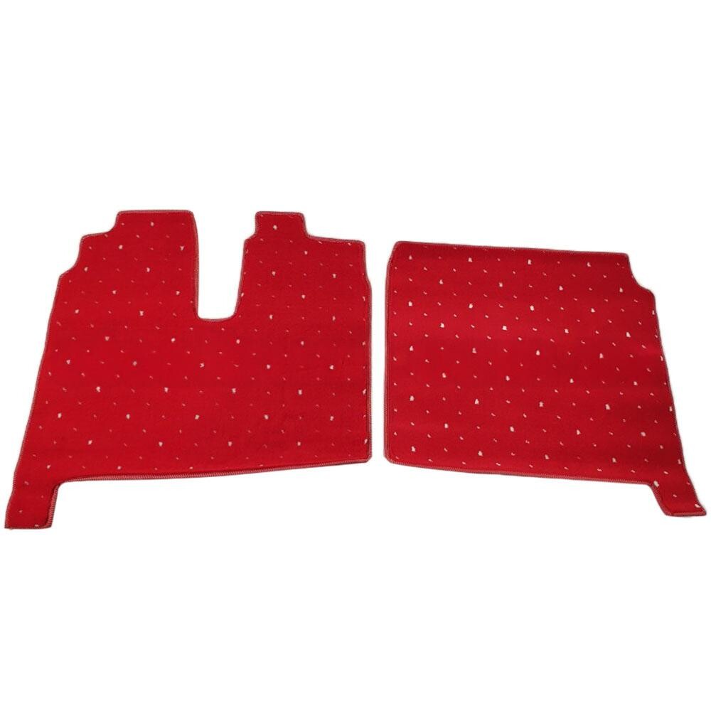 Килимок салону м'який MAN TGA XXL 430-460-480 (водій+пасажир+середина) \червоний\ Килимок салону м'який MAN TGA XXL 430-460-480 (водій+пасажир+середина) \червоний\