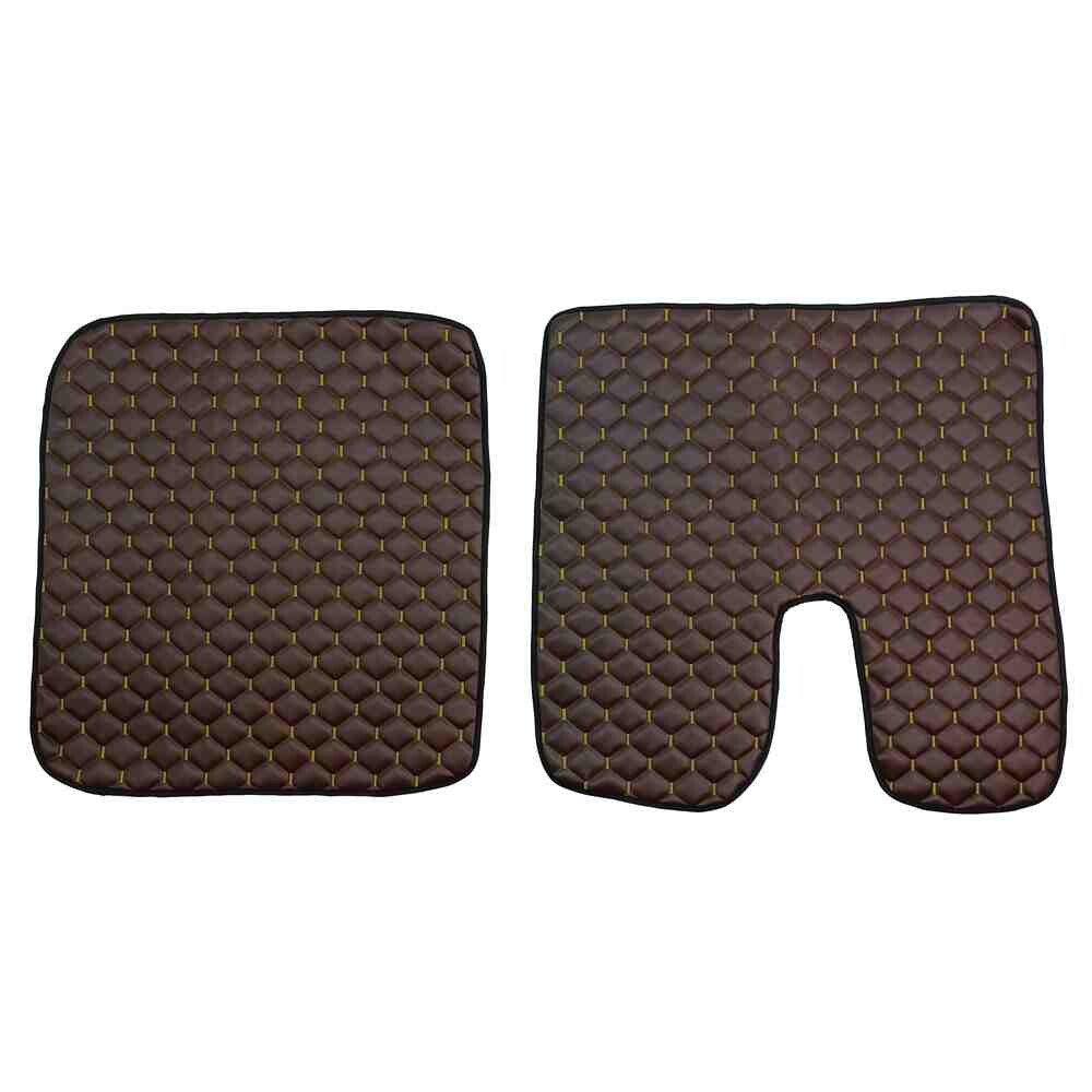 Коврик Экокожа MAN TGA XXL 2000-2011; АКПП,МКПП,  коричневый,