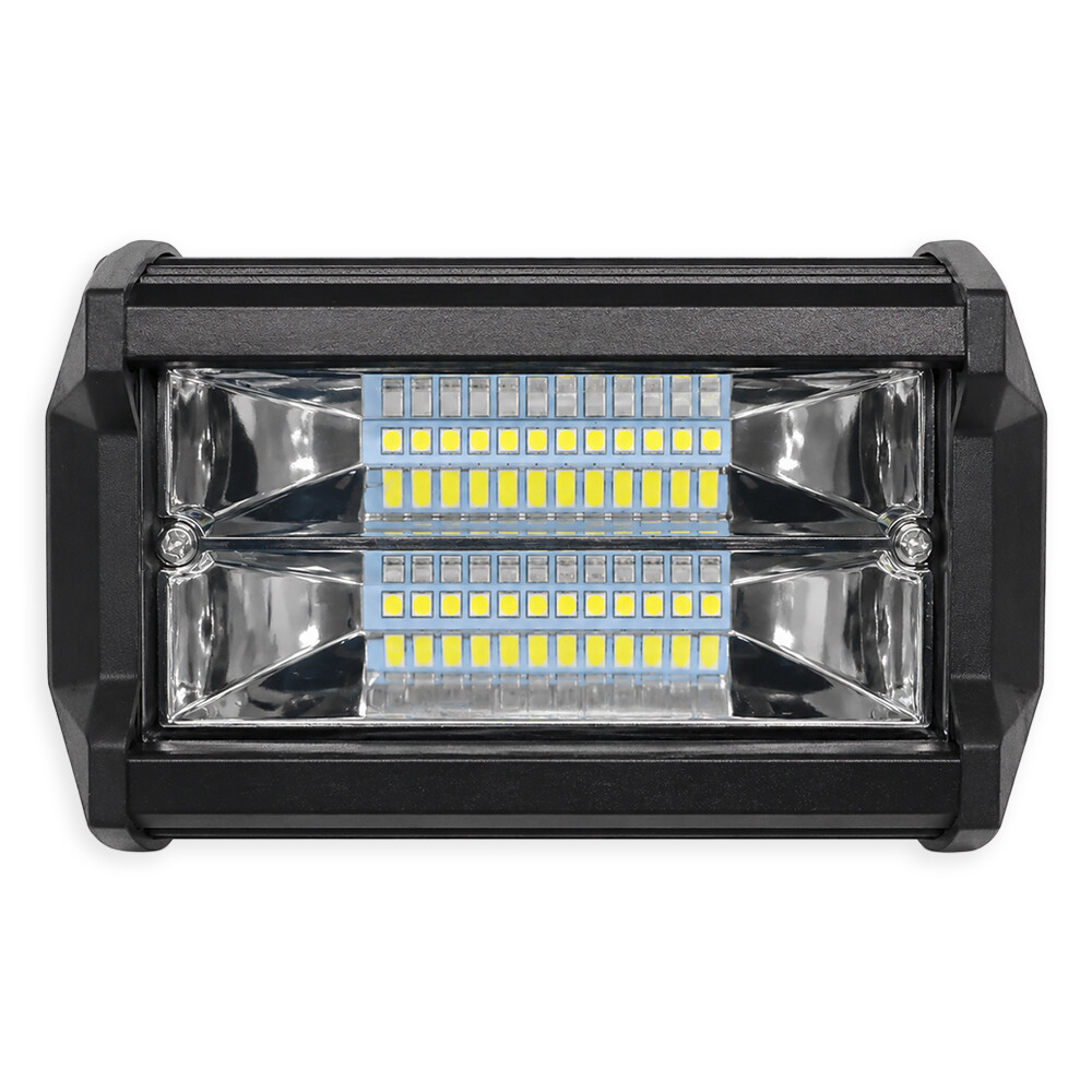 Фара універсальна діодна LED 24V (24 діода 72W білий світло прямокутна-130*70*60)