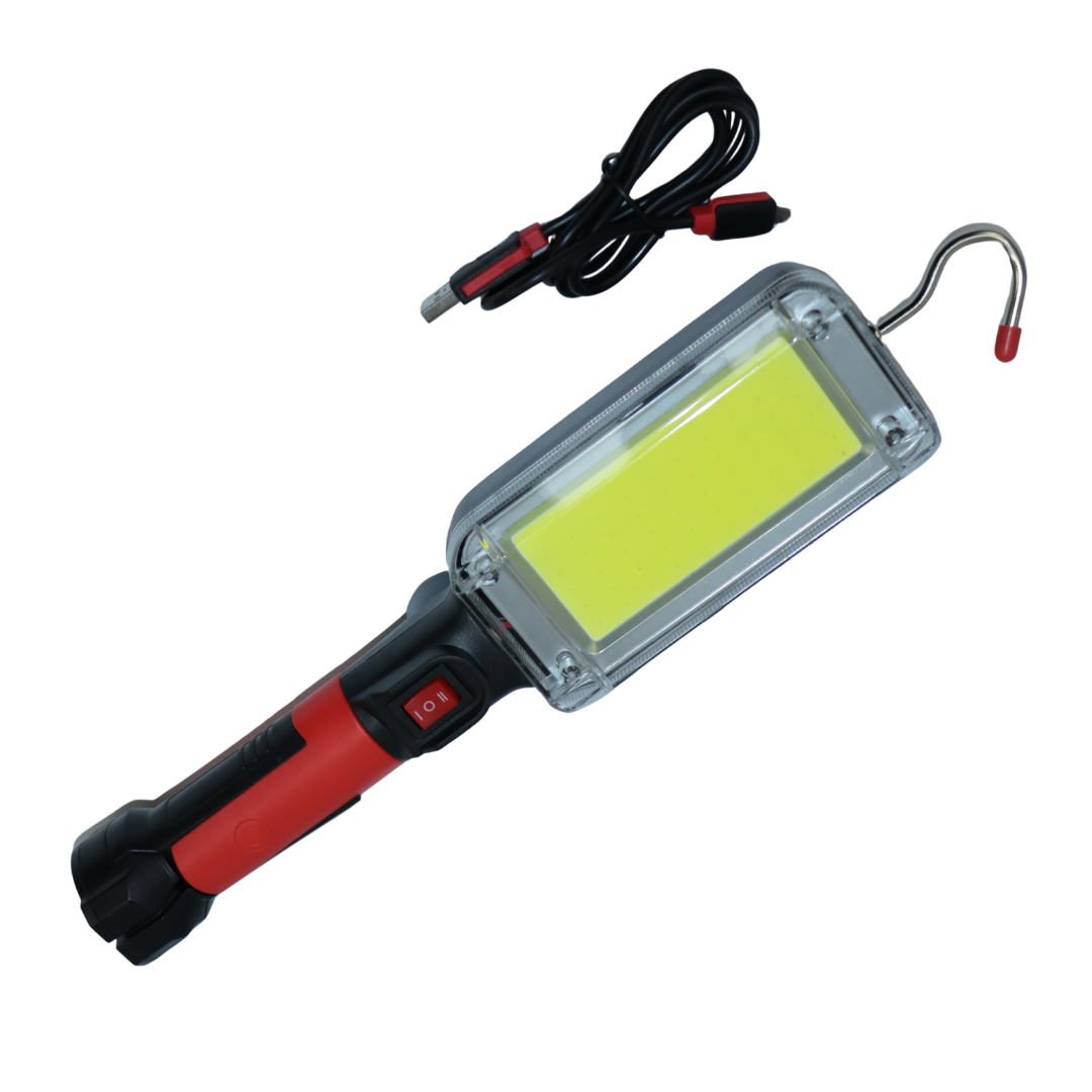 Авто лампа с переноской USB (COB 2 режима  крепление подвесное и магнитное+клипса)