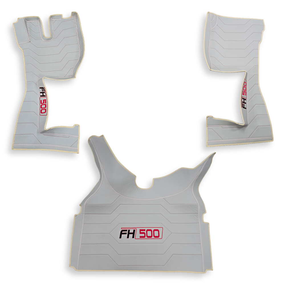 Коврик 3D Экокожа Volvo FH Euro 6 с 2014;АКПП бежевый (МТ)