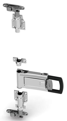 Запорный замок задних ворот фургона, оцинкованный Ø 27 мм