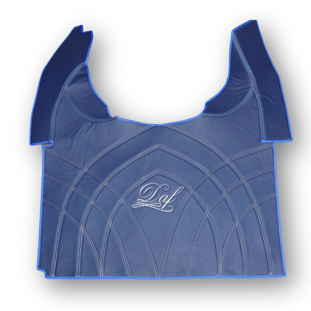 Килимок 3D Екошкіра DAF XF105 2005-2013; АКПП; синій